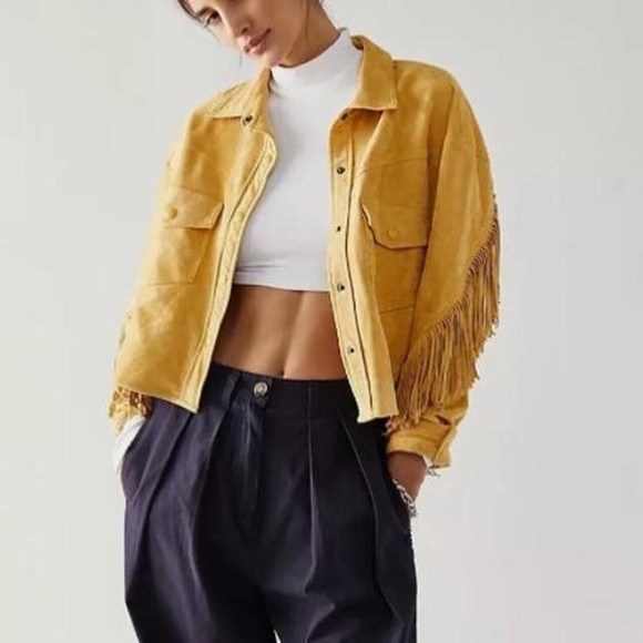 Free People Blank NYC Jacket XS Twist & Shout Shacket EUC - Picture 2 of 7